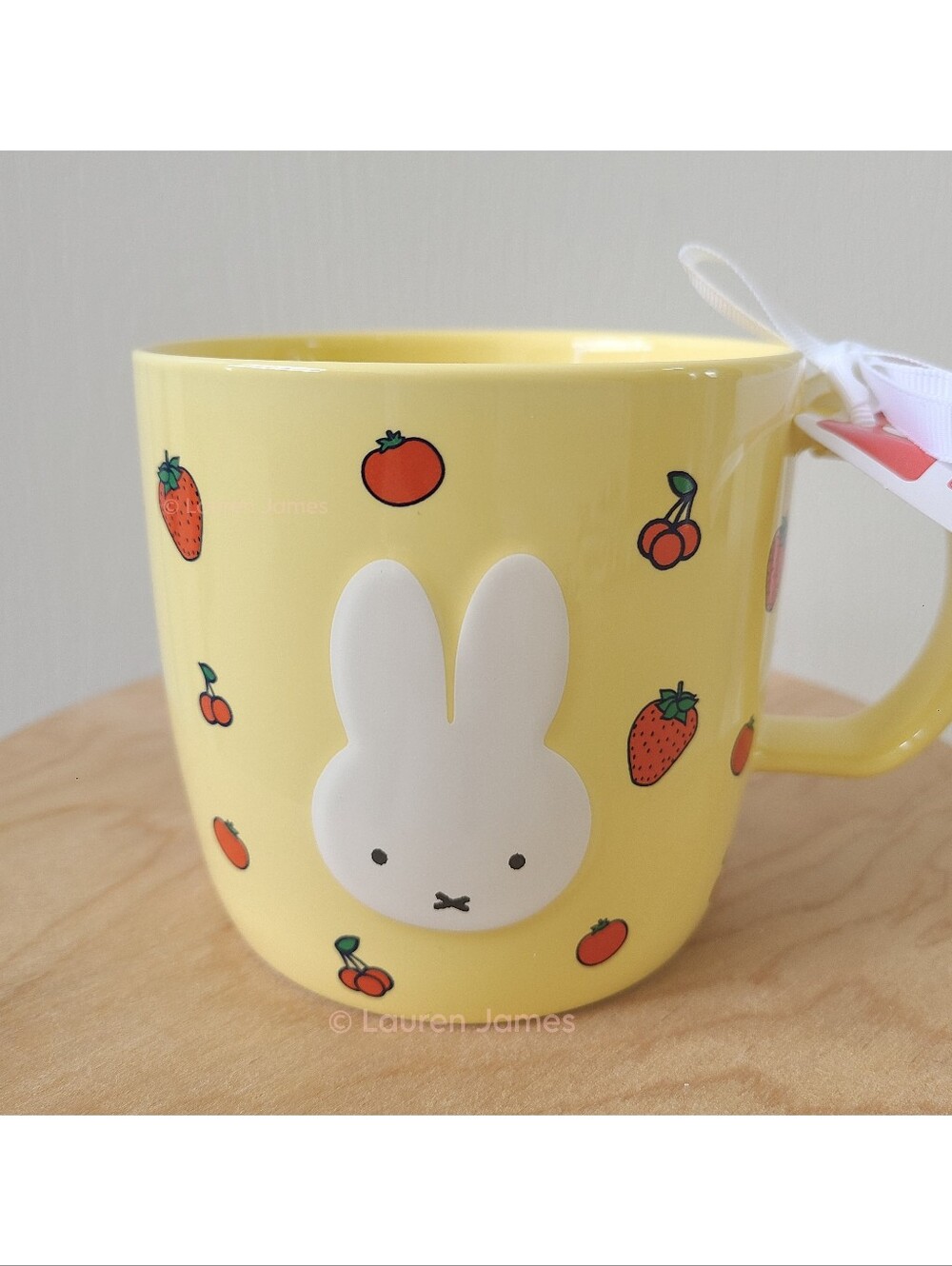 Miffy Summer Fruits Pastel Yellow Mug